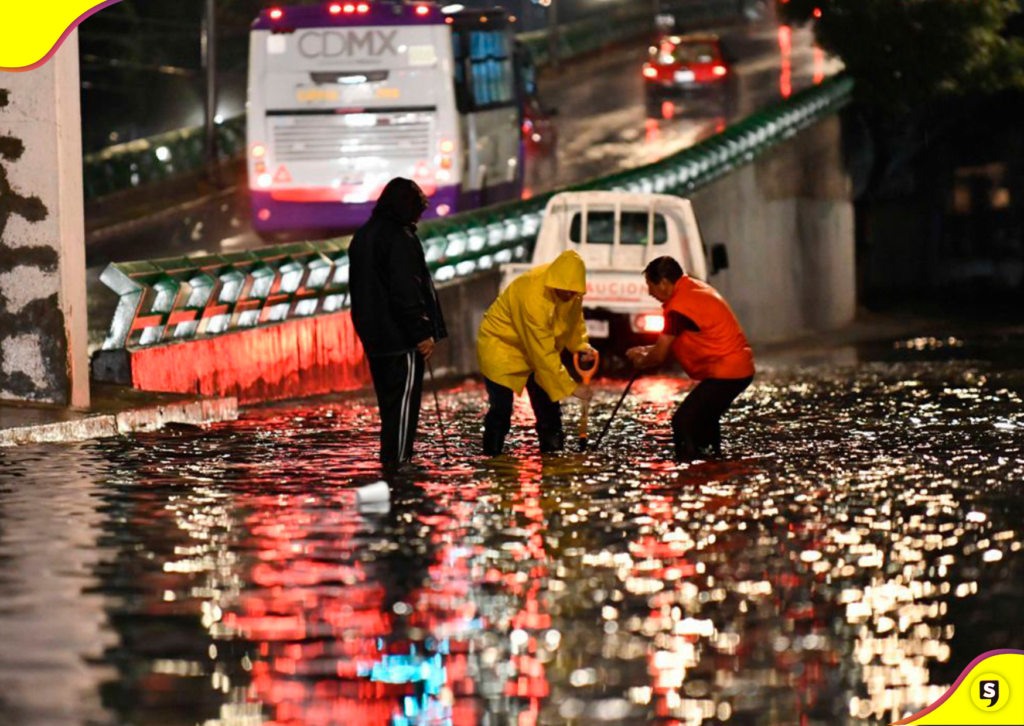 Inundaciones En Cdmx Lluvias Afectan En Metro Aicm Y Avenidas