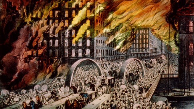 El gran incendio de chicagp