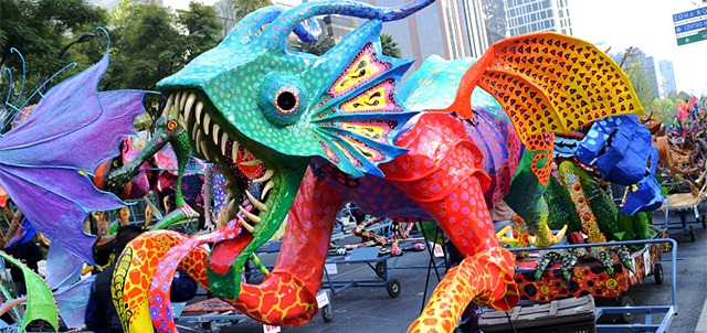 desfile de alebrijes monumentales