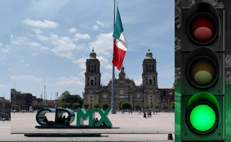 CDMX pasa a semáforo verde