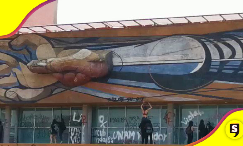 UNAM recrimina vandalización