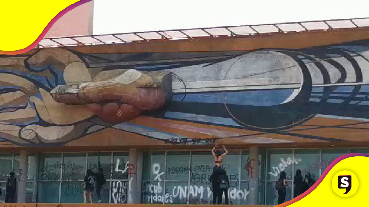 UNAM recrimina vandalización