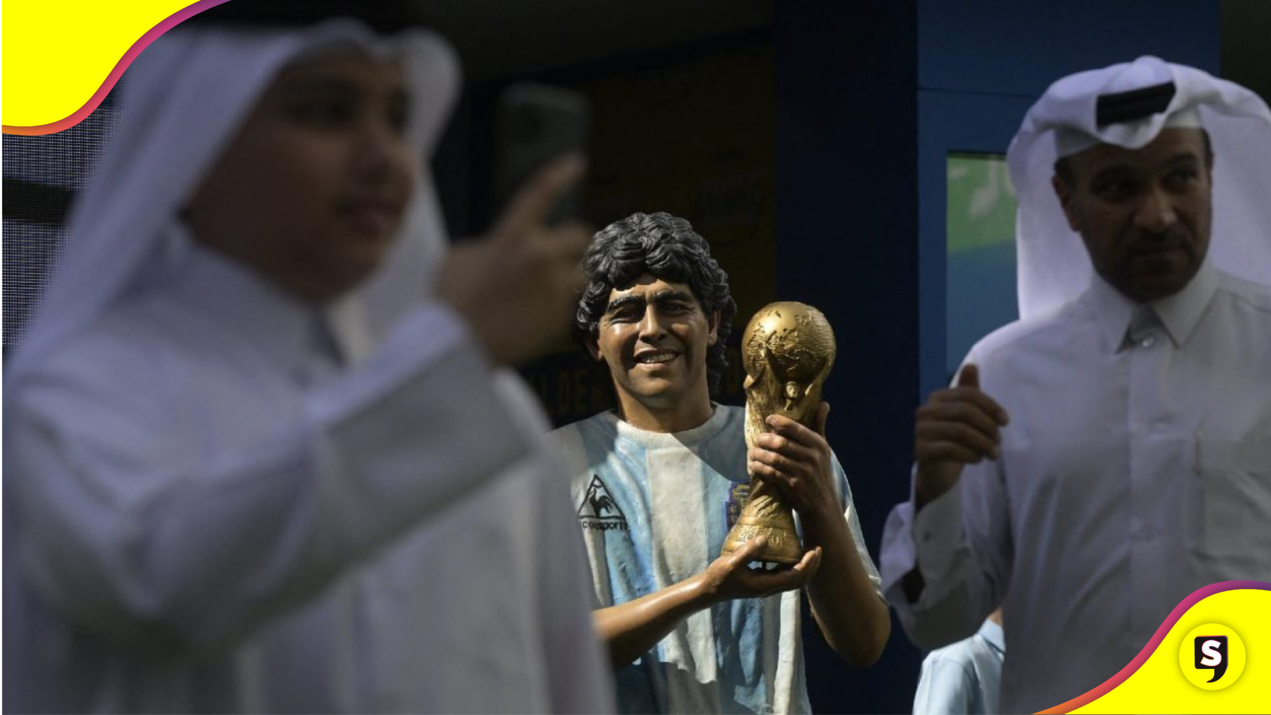 Homenaje a Maradona en Qatar 2022