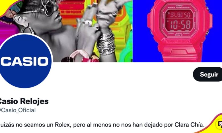 No, Casio no ha respondido a Shakira en Twitter. Foto: Especial