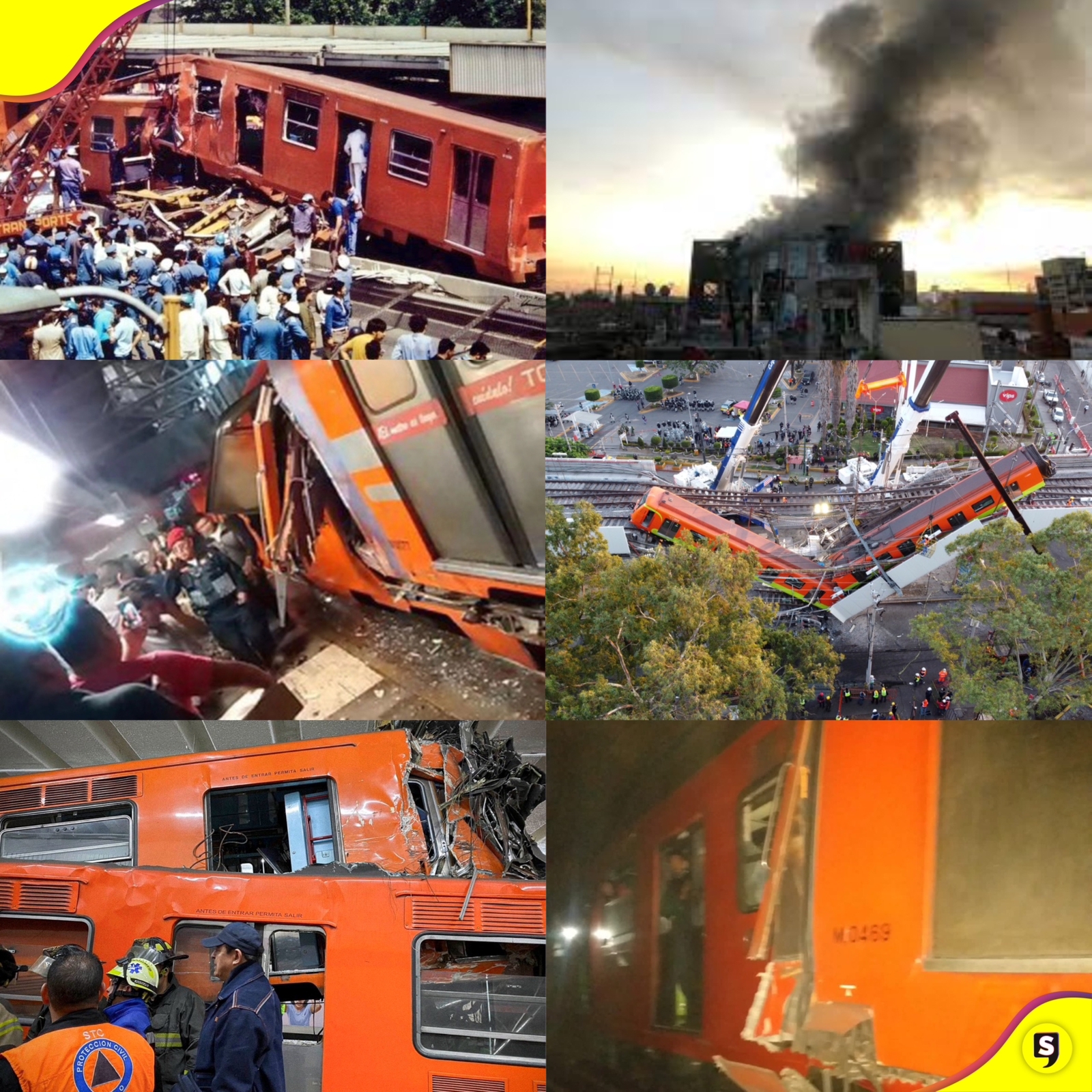 Las desgracias en los vagones de la CDMX. Crédito: Subrayado