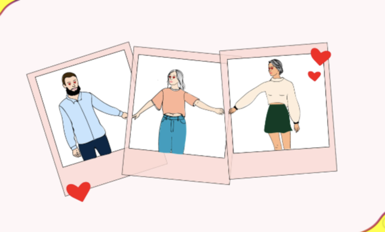 "Amor de tres, no es una mala relación": el poliamor. Foto: especial