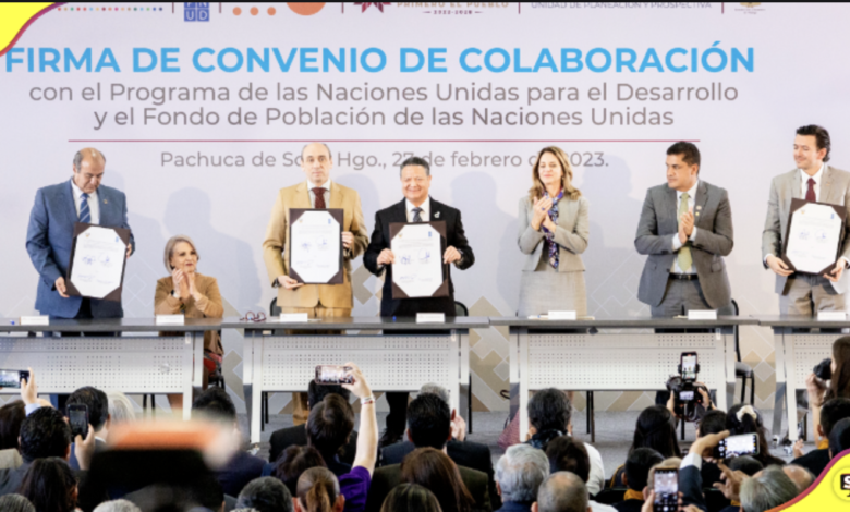 Hidalgo una verdadera potencia: Julio Menchaca Salazar. Foto: Gobierno de Hidalgo