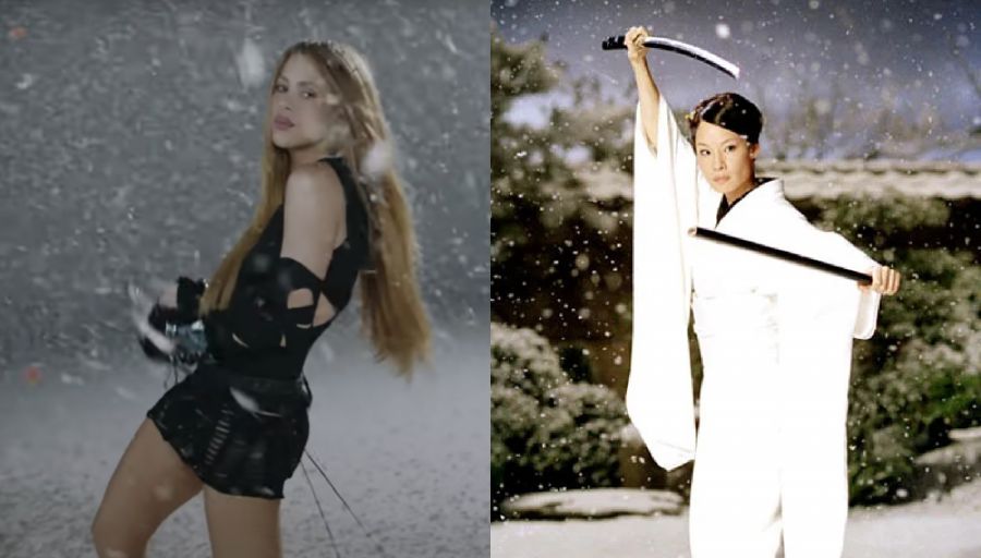 referencias del video de Shakira y Karol G