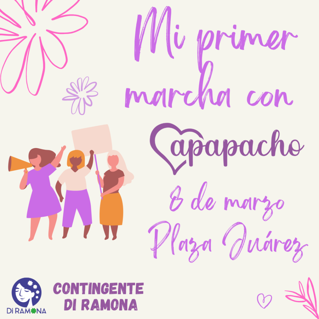 Marcha 8M 2023 en Pachuca