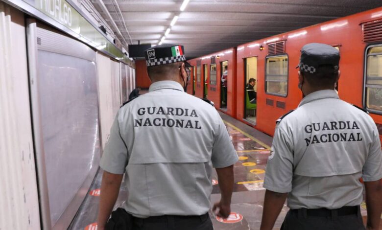 Guardia Nacional metro
