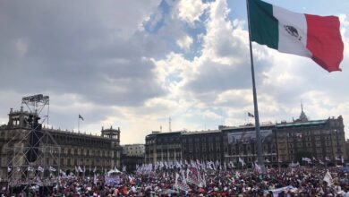 Concentración de AMLO