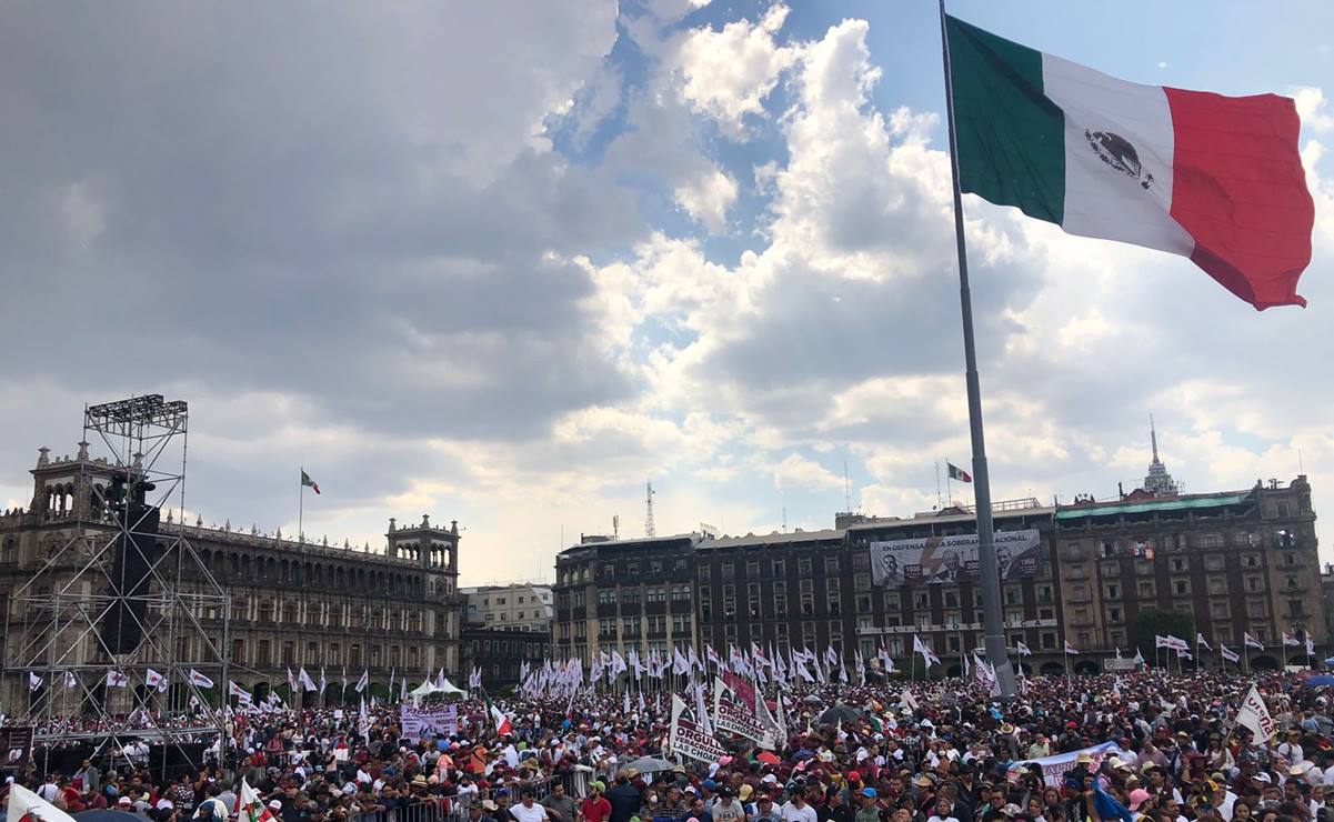 Concentración de AMLO