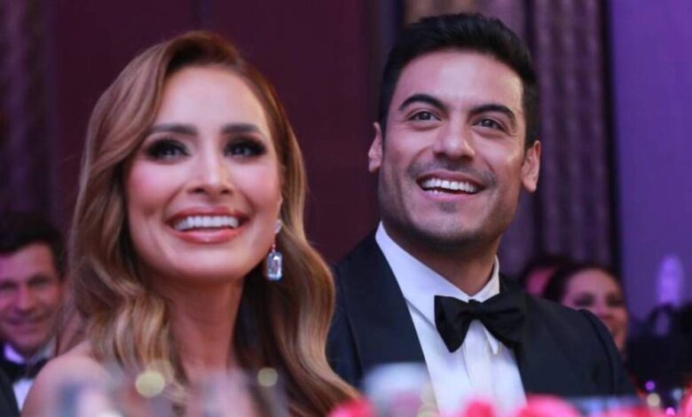 Carlos Rivera y Cynthia Rodríguez bebé