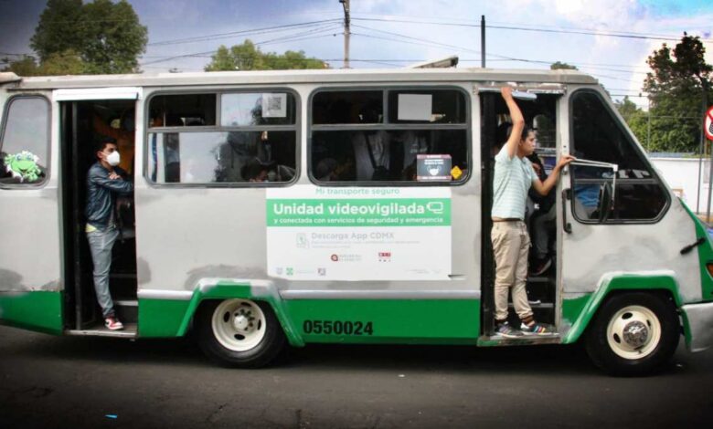 microbuses en CDMX
