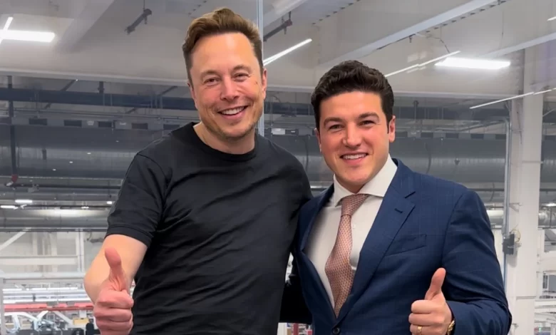 Elon Musk Samuel García compadres
