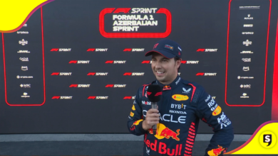 Checo primera carrera sprint