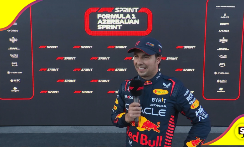 Checo primera carrera sprint
