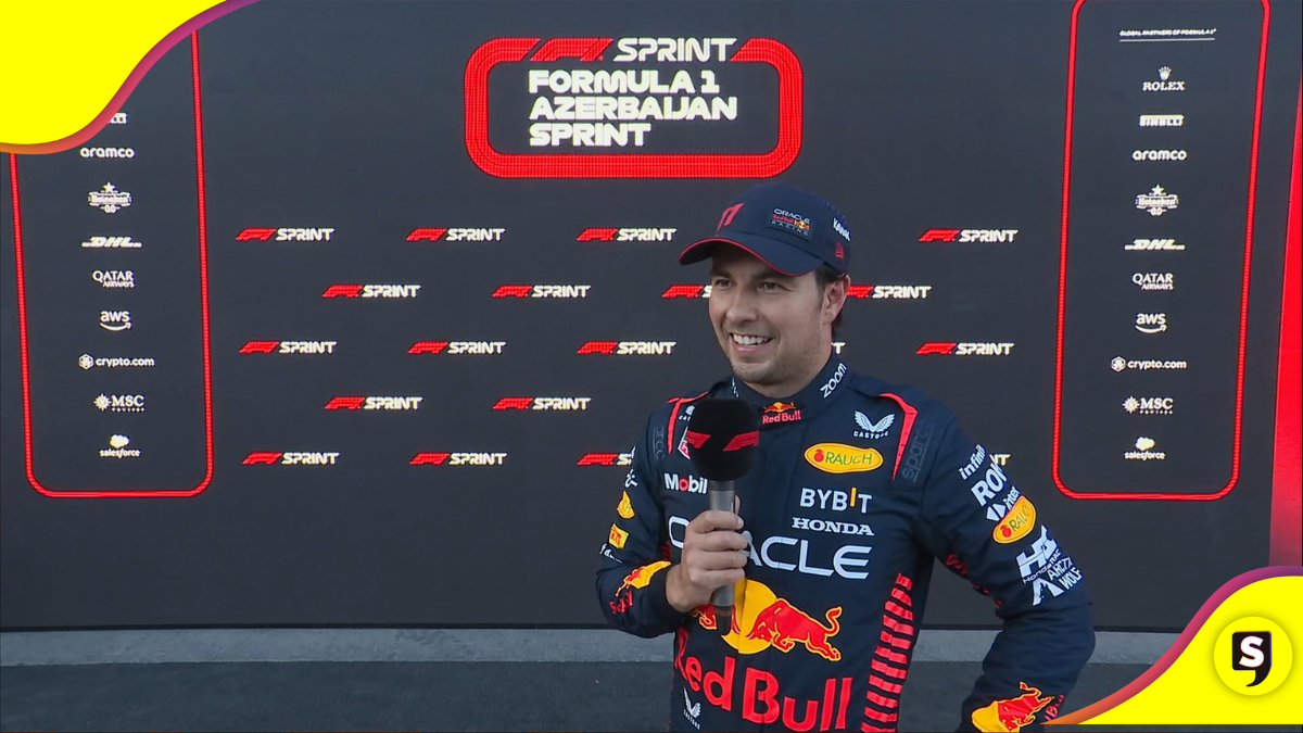 Checo primera carrera sprint