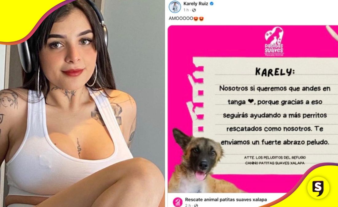 Karely Ruiz refugio animales