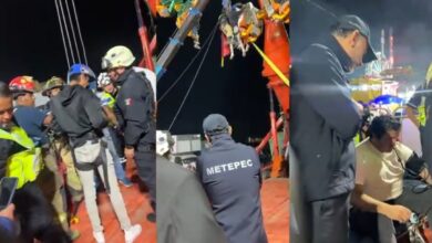 24 personas atrapadas en juego mecánico en EdoMex
