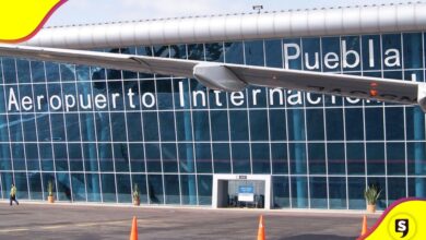 Aeropuerto Puebla ceniza Popocatépetl