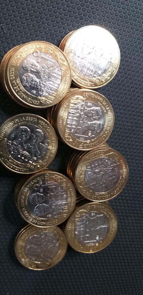 moneda conmemorativa EU México