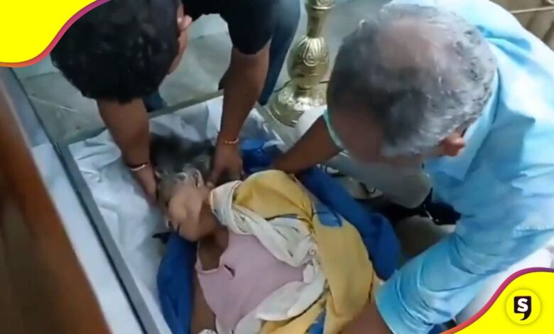 Mujer fallecida revivió velorio