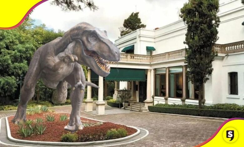 Exposición dinosaurios Los Pinos