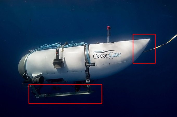 SUBMARINO TITÁN escombros