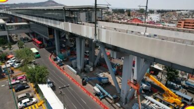 tramo eleveado de la línea 12 del Metro