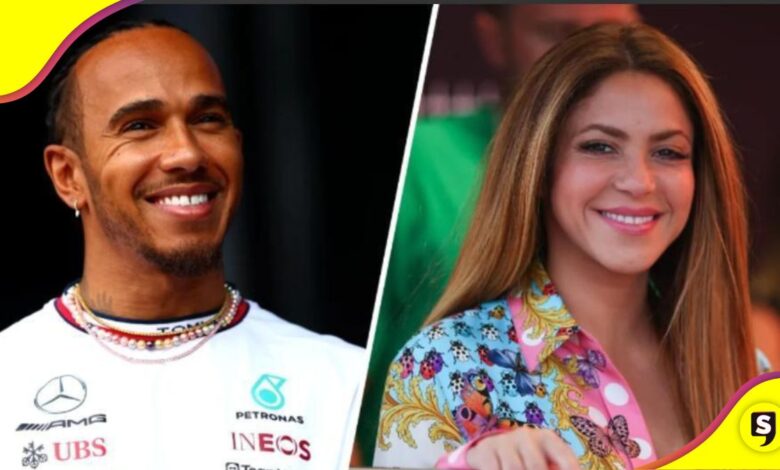 Shakira Lewis Hamilton