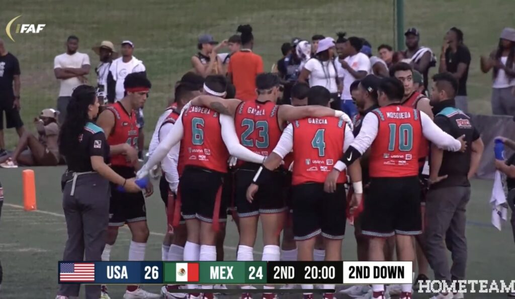Selección Mexicana flag football plata
