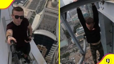Remi Lucidi caer de un edificio
