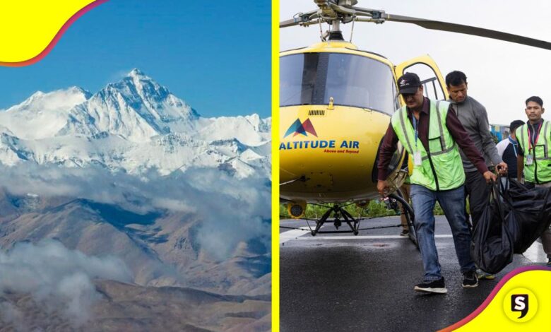 5 mexicanos aéreo Everest
