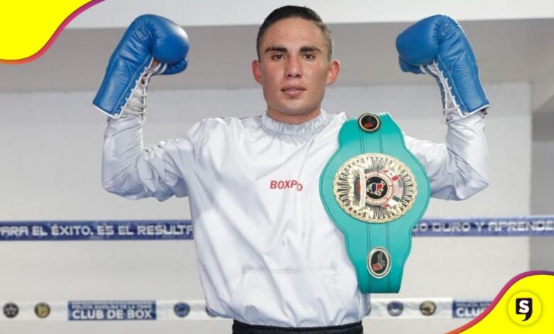 Policía boxeador Juan elegante