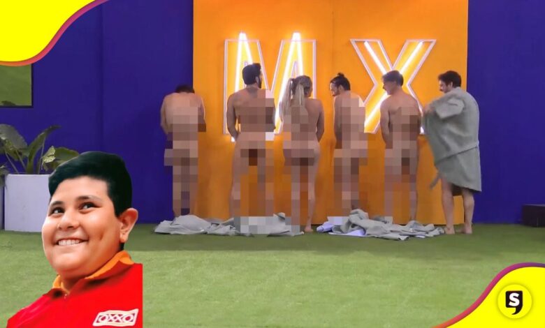 Team infierno desnudo alberca