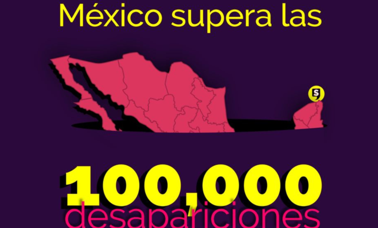 personas desaparecidas y no localizadas en México