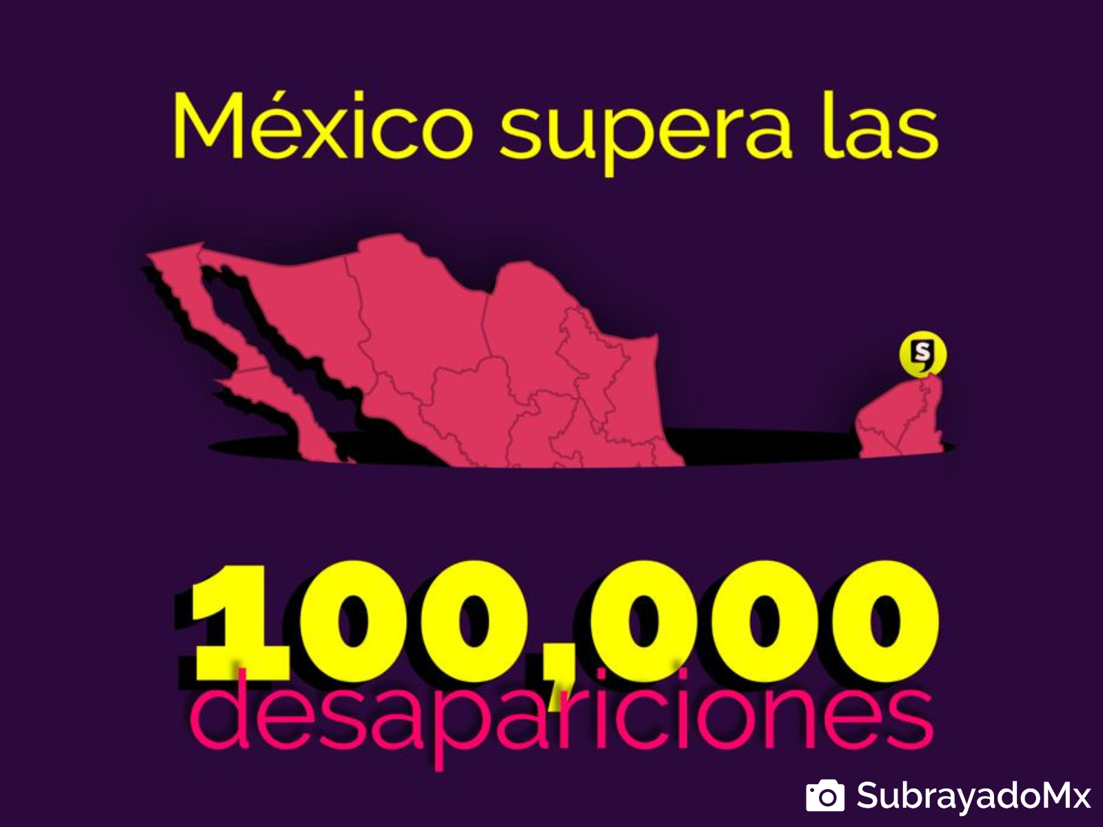 personas desaparecidas y no localizadas en México