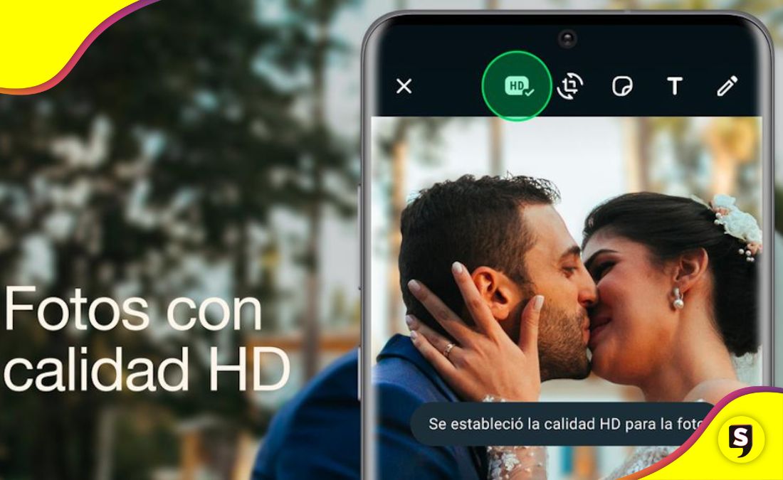 fotos de alta calidad en WhatsApp