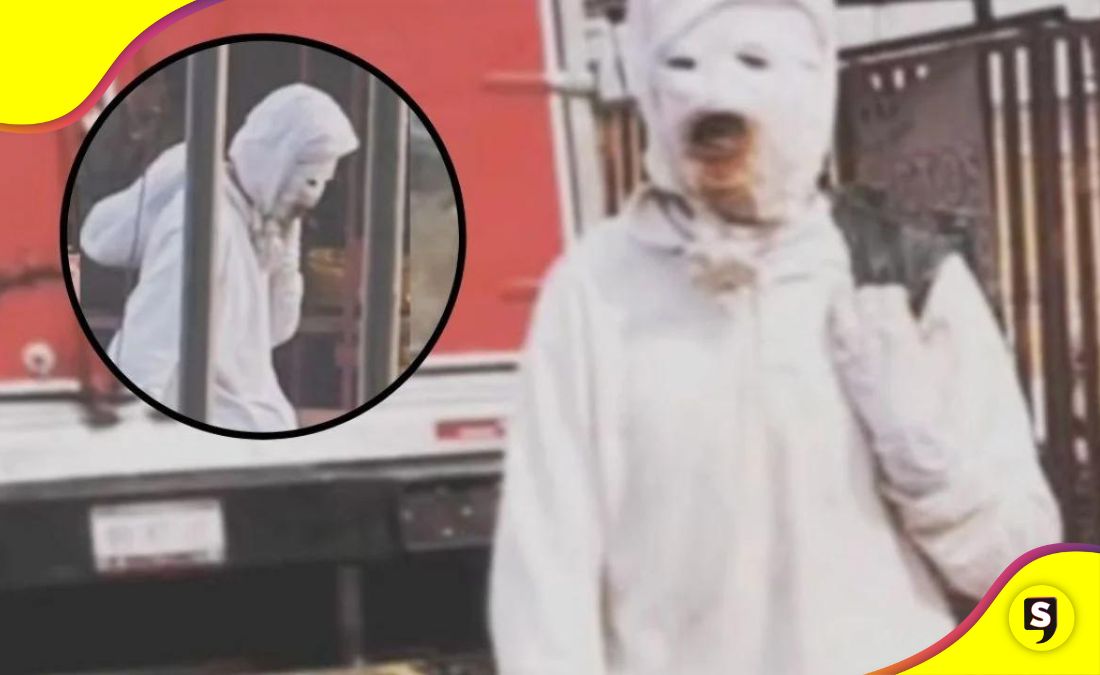 hombre de blanco de Coacalco
