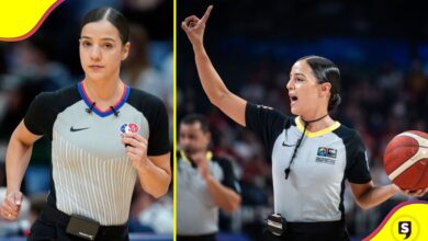 Blanca Burns árbitra de Baloncesto