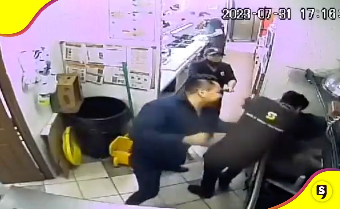 Cliente golpea trabajador Subway