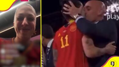 Luis Rubiales beso a Jenni Hermoso
