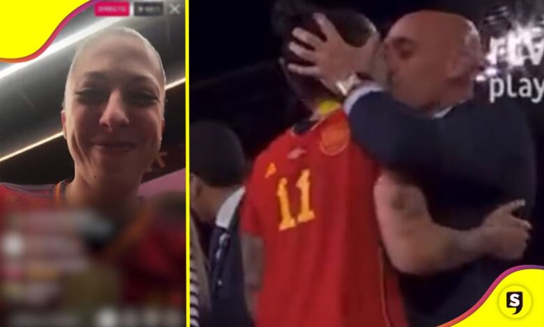 Luis Rubiales beso a Jenni Hermoso
