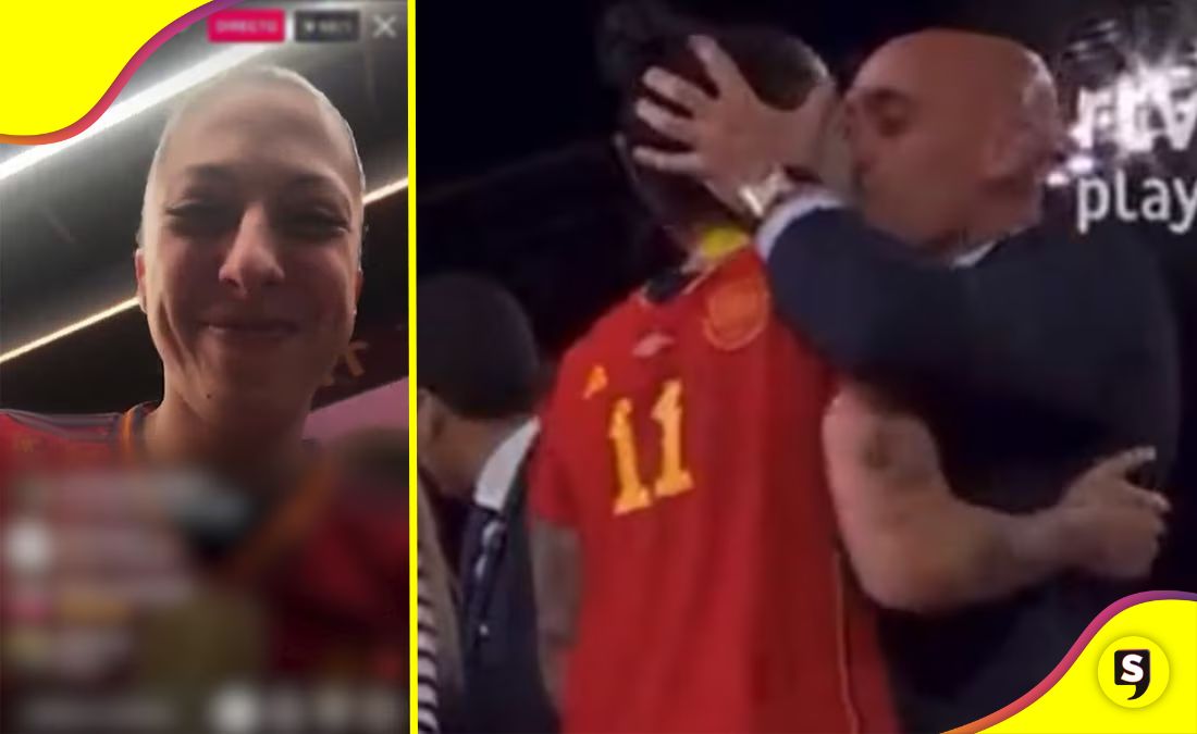 Luis Rubiales beso a Jenni Hermoso
