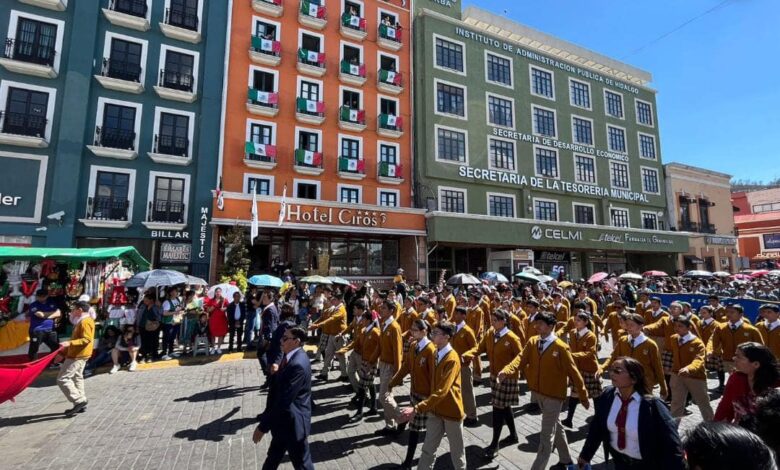 Desfile Cívico Militar en Hidalgo