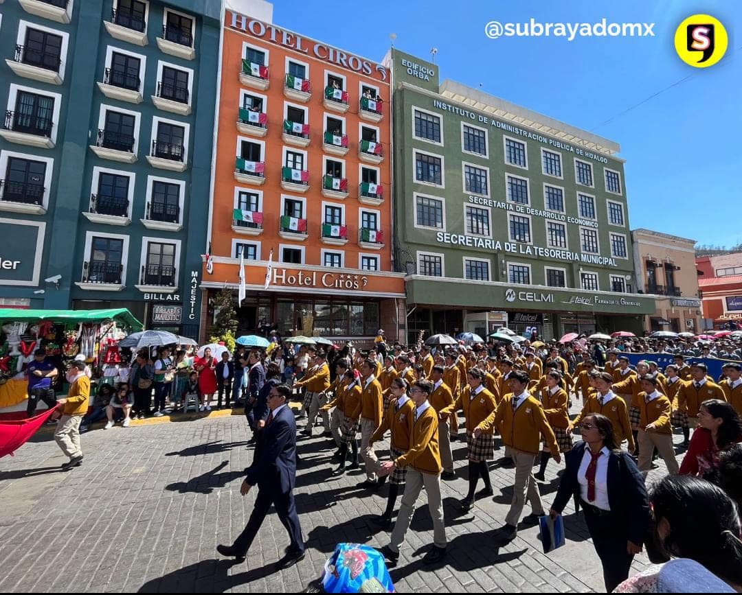Desfile Cívico Militar en Hidalgo