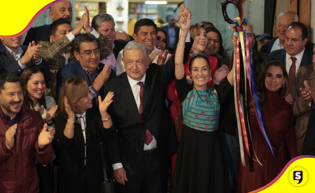 bastón de mando a Claudia Sheinbaum