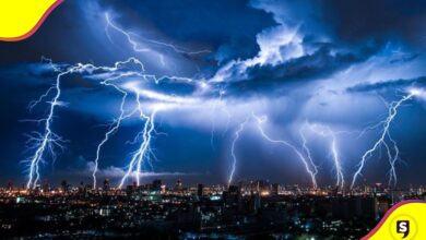 rayos en 2 horas en India