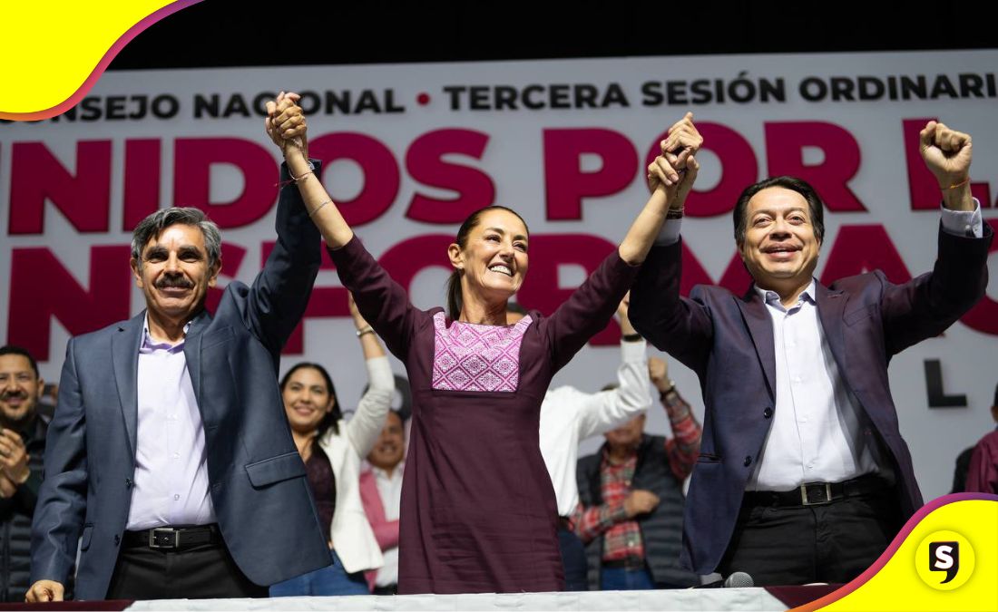 Morena oficializa candidatura de Sheinbaum